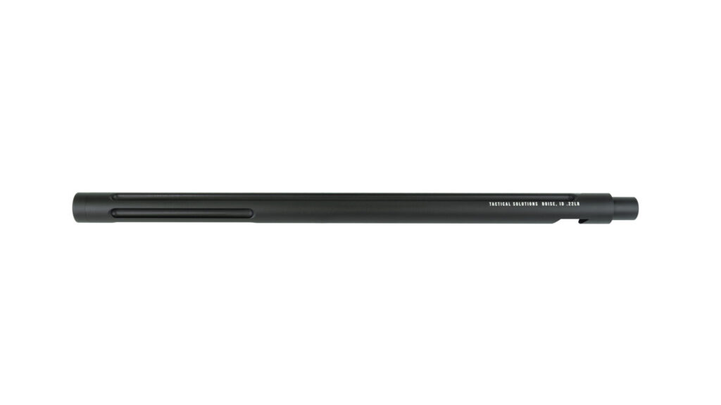 Left side product view of the X-RING THREADED AND FLUTED BARREL UPGRADE FOR 10/22® RIFLES - MB