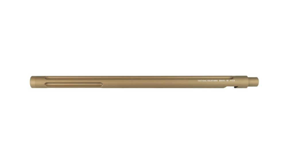 Left side product view of the X-RING THREADED AND FLUTED BARREL UPGRADE FOR 10/22® RIFLES - QS
