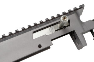 Close up image of the Integrated Optic Rail