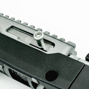 Very close up product image of the Micro Charging Handle For X-RING® Receivers.