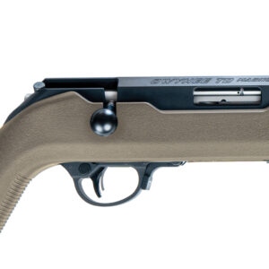 Close up product image of the bolt-action rifle.