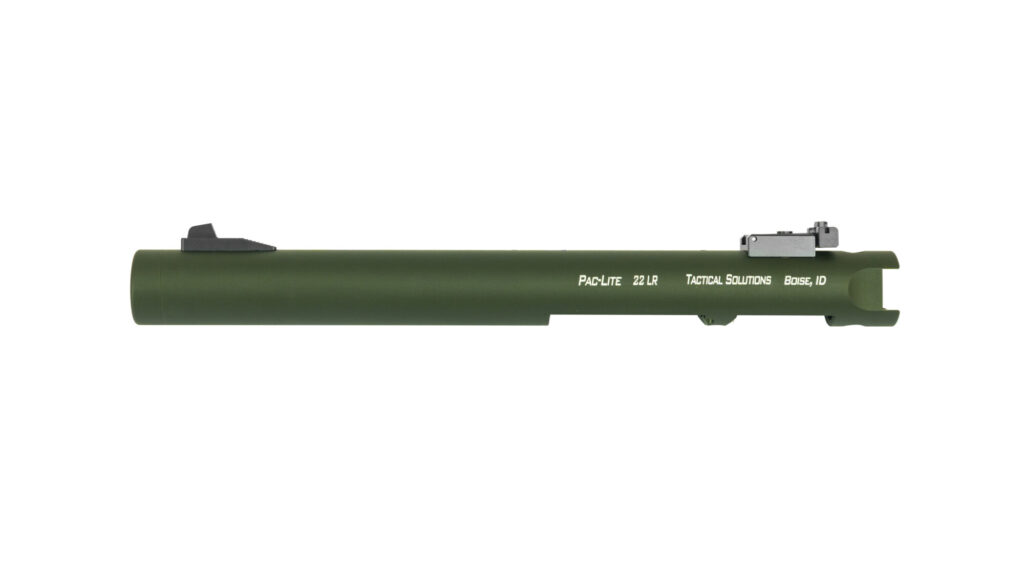 Left side product image of the MATTE OLIVE DRAB PAC-LITE 6” BARREL - NON-FLUTED