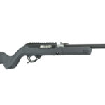 Product image of the MATTE BLACK INTEGRALLY SUPPRESSED X-RING TAKEDOWN RIFLE / HUNTER STOCK / STEALTH GRAY