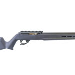 Product image of the MATTE BLACK INTEGRALLY SUPPRESSED X-RING RIFLE / HUNTER STOCK / STEALTH GRAY