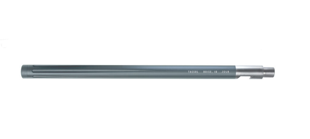 Left side product image of the Gun Metal Gray X-RING® Performance HD Barrel Upgrade for 10/22® Rifles