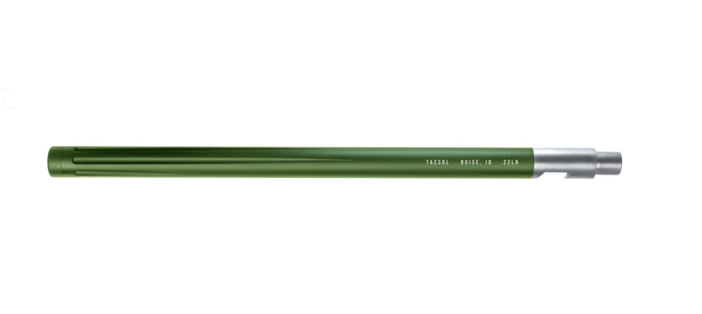 Left side product image of the Matte Olive Drab X-RING® Performance HD Barrel Upgrade for 10/22® Rifles