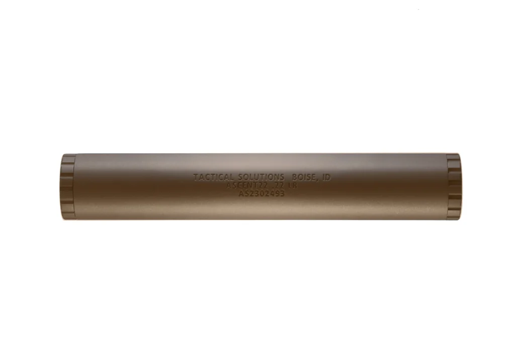 Product image of the ASCENT22™ Rimfire Suppressor Quicksand