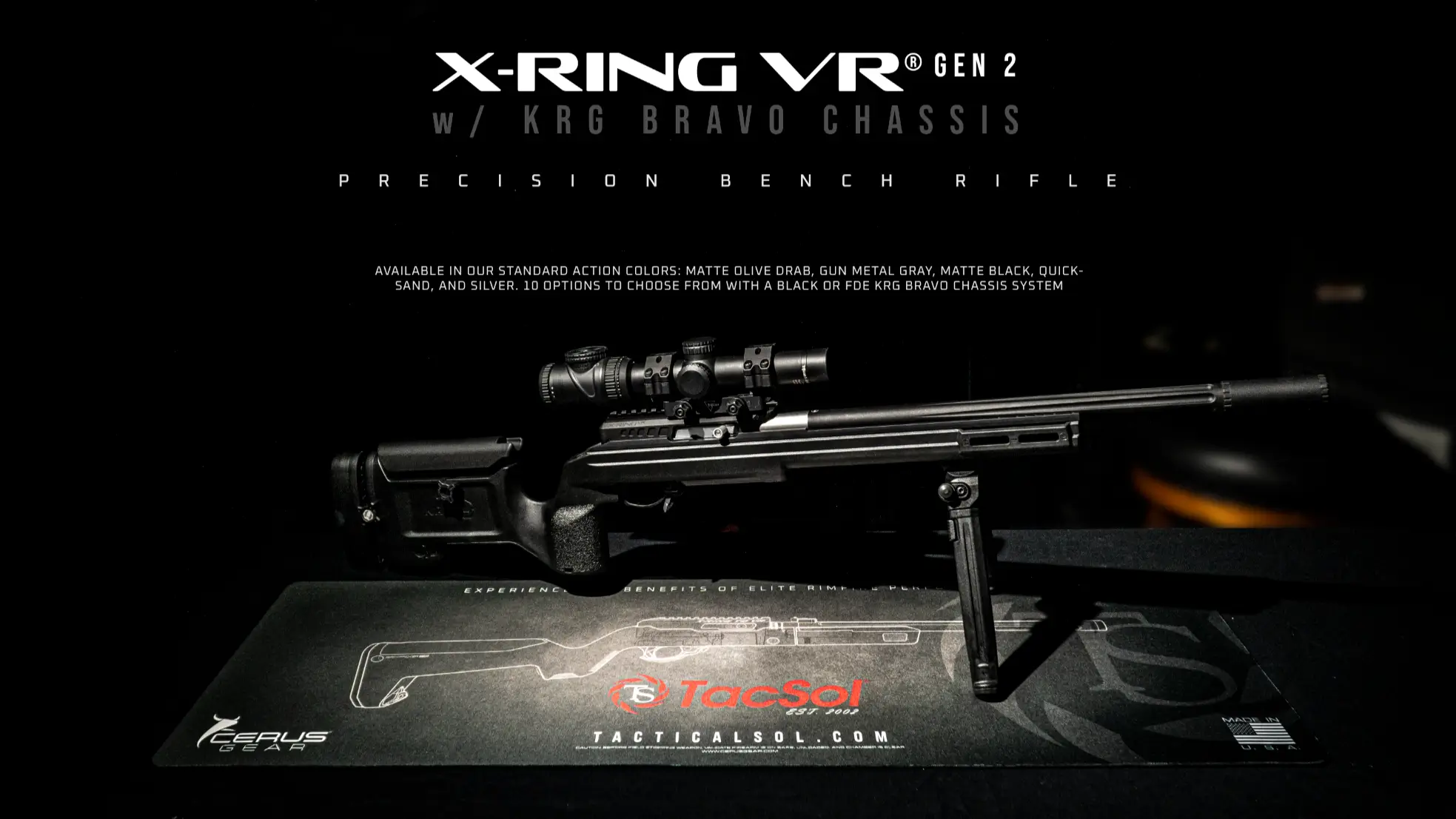 Hero image of the X-RING VR GEN 2 w/ KRG BRAVO CHASSIS