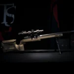 Cinematic shot of the KRG X-Ring rifle.