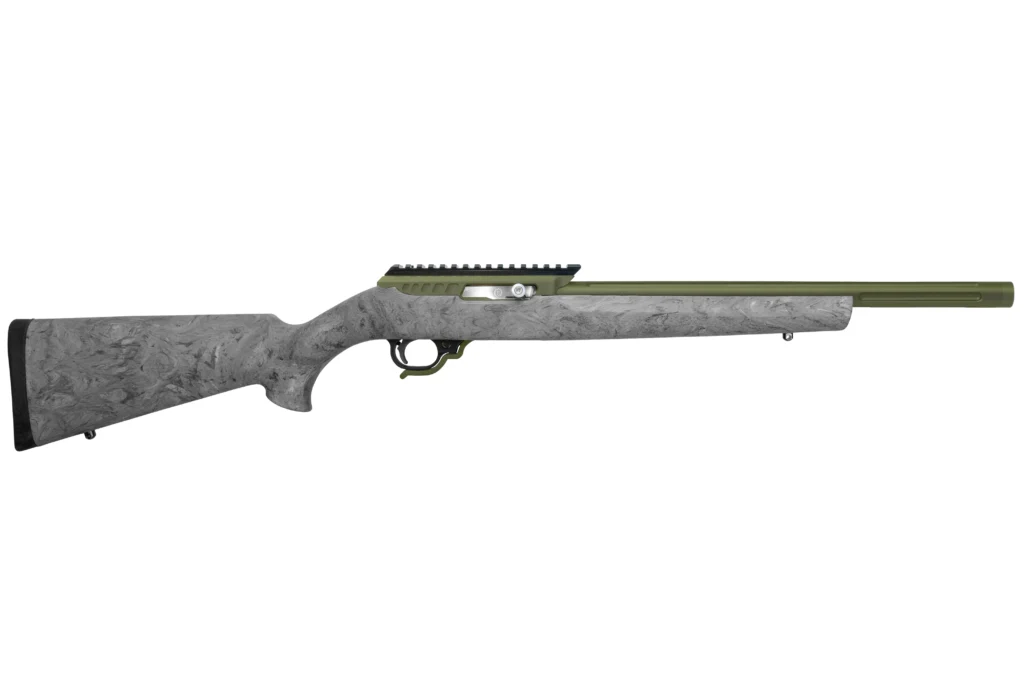 Product image of the Matte OD Green / Ghillie Green Hogue® Rifle Stock / BX Trigger